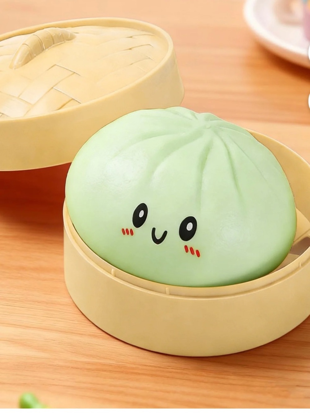 Large Dumpling Squishy Stress Ball - Picture 3 of 4